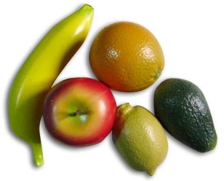 Set de maracas tipo frutas