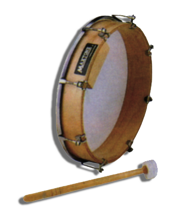 Tamborin de madera