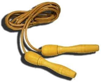 Cuerda de cuero para saltar
